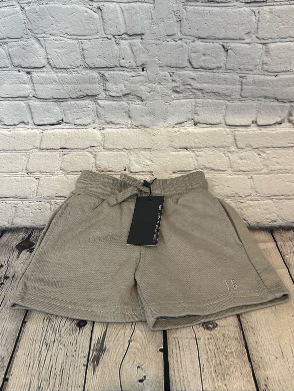 Little Bipsy Gray Baby Shorts